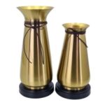 2li Set Metal Vazo 15x35cm