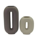 2li Set Oval Vazo 17x32cm