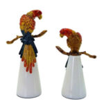 2li Set Papağan Obje 12x25cm
