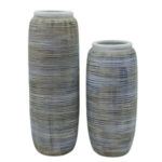 2li Set Seramik Vazo 14x45cm