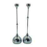 2li Set Silver Şamdan
