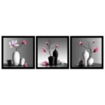 UV 3lü Set Bahardalı Tablo 60x180cm