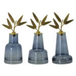 3lü Set Cam Obje Füme 10x24cm
