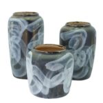 3lü Set Seramik Vazo 18x34cm