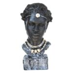 Afrikalı Erkek Büst 13x29cm