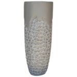 Ancona Büyük Vazo Taş Rengi 36x90cm