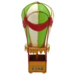 Retro Metal Hava Balonu 10x23cm