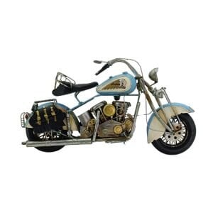 antika-metal-motosiklet-5336_min.jpeg Retro Metal Motosiklet Mavi 22x40cm - Image 1