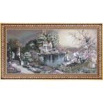 Goblen Göl Evi Tablo 82x142cm