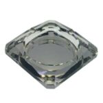 Kristal Kül Tablası Füme 12x12cm