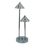 Ledli Usb Girişli Masa Lambası 15x47cmGümüş