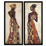 UV 2li Set Afrika Tablo 90x105cm