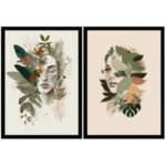 UV 2li Set Kadınlar Tablo 80x120cm