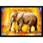 UV Renkli Fil Tablo 75x105cm