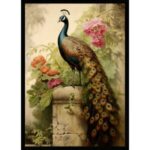 UV Tavus Kuşu Tablo 75x105cm