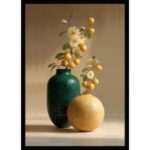UV Vazolu Limon Dalları Tablo 75x105cm